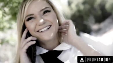 Overly Religious Mischievous Teen Chloe Foster Offers Her Virgin Ass to Neigh...