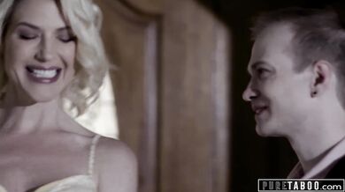 Spineless Cuckold Watches His New Milf Wife Fuck Her Stepson