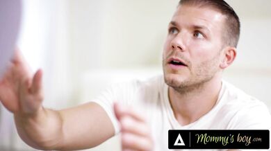 Milf Stepmom Cory Chase Convinces Stepson to Creampie Her behind Pregnant W...