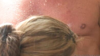 Rubbing all his stress away