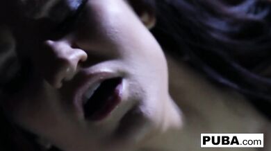 Gorgeous Brunette Babe Loves Touching and Rubbing Her Body