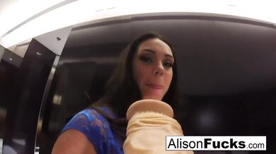 Gorgeous and Busty Brunette Loves Sucking Her Boyfriends Cock