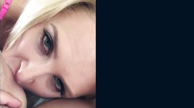 Gorgeous and Busty Blonde Loves Taking His Cock Deep