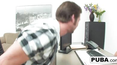 Britney Makes Him Fuck for the Job