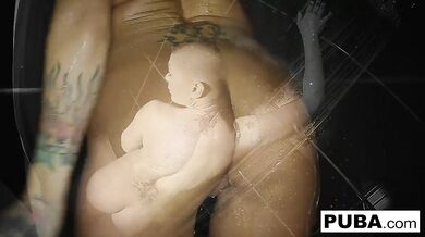 Jezebelle gets steamy in the shower