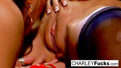 Charlie has some fun with sexy Capri
