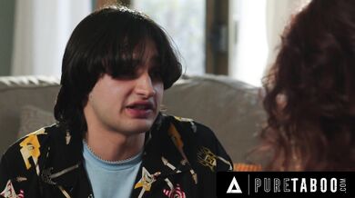 Outraged Teen is Disturbed by His Naive Stepmom Syren De Mer's Sudden Bimbofi...