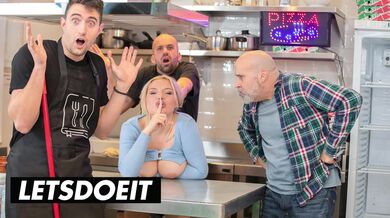 Curvy MILF Miss Jackson Fucks Big Dick StepSons - LETSDOEIT