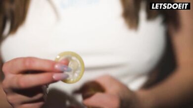 Hot Lesbian Fuck with Security Officer and Sexy Flight Attendant - LETSDOEIT