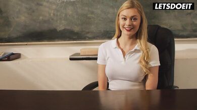 Horny Teen Amber Moore Gets Stuffed By Black Stud - LETSDOEIT