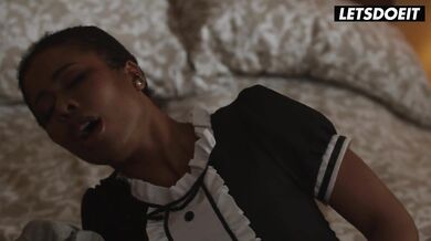 Ebony Babe Needs Sex From Asian Man / LETSDOEIT