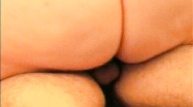 Fat MILF enjoys having deep fuck with a younger guy after getting her hairy pussy spoiled