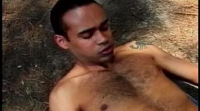 Busty tranny gets her ass screwed outside by a young guy