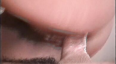 Busty babe gets her bush pleased and boned by a older man with big dick