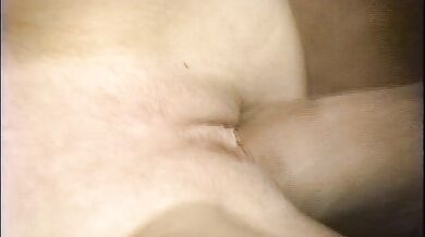 Busty babe gets her shaved cunt drilled deep by a man with big dick