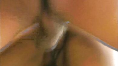 Black woman gets a hot massage before having intense sex in the hotel room