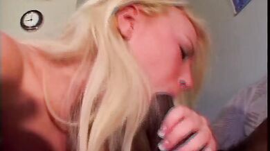 Sexy babe gets her pussy rammed by a black dude with huge dick after boyfriend cheats her