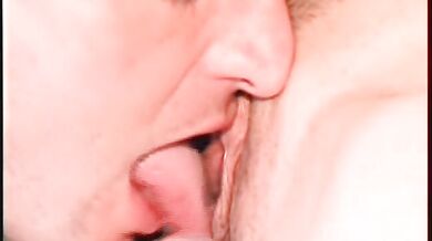 Blonde woman gets her wet cunt drilled deep by two horny guys before they have intense anal sex