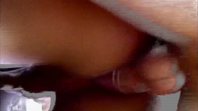 Guy with tattoos washes a tranny's car before hammering her big asshole outside