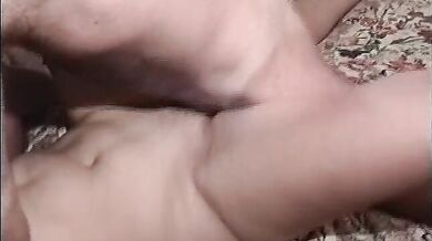 Two sexy girlfriends get fucked deep by two experienced guys in the hotel room after photoshoot