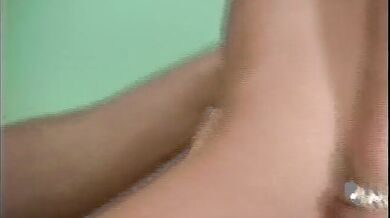 Sexy babe gets her hairy pussy eaten and drilled by a guy with big dick on the bed