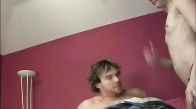 Beautiful chick gets deep anal and pussy fuck from a massive guy with big dick