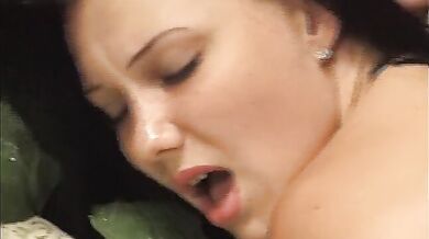 Naughty babe gets wet bush screwed by her lover roommate