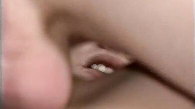 Sexy teen gets her bush rammed by a blonde dude after she plays with a black toy