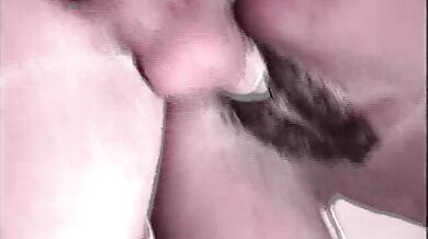 Ebony with big tits gets her wet bush screwed by a white dude at the job interview