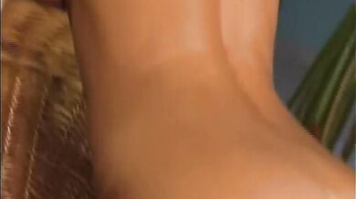 Sexy Asian teen gets her wet cunt rammed on the floor by a massive dude with big dick