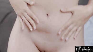 Sexy Busty Lola Surprises Boyfriend With Strip Tease