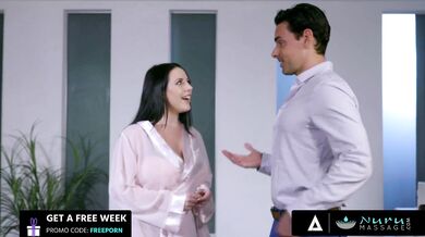 Sexy Angela White Gives Perfect Nuru Massage to a Client She has a Crush on