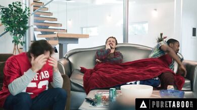 Mischievous Teen Leana Lovings Seduces Her Stepdad's Best Friends