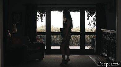 Deeper. Babes fucked in threesome