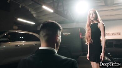 Deeper. Stunning redhead ass fucked