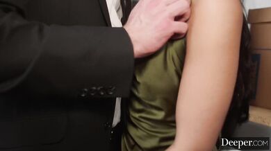 Deeper. Submissive Ameena Is Dominated In Public