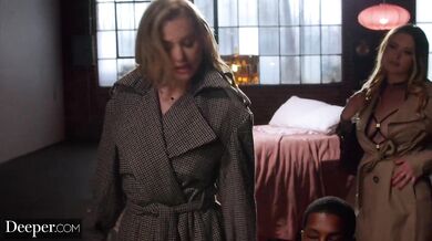 Deeper. Curvy sub Blake offers an eager Lindsay to her Dom