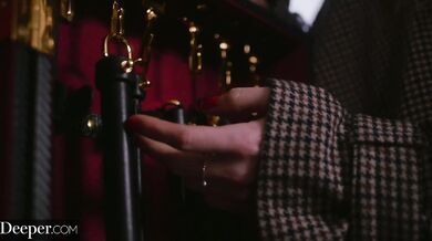 Deeper. Tiny sub Lika is gagged, dominated & fucked hard