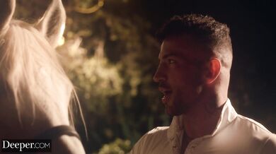 Deeper. Bound & cropped submissive Amber squirts for her dom