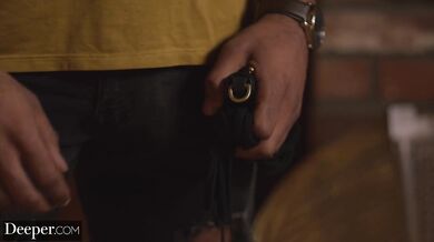 Deeper. Submissive babe spanked