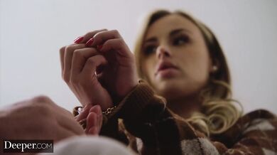 Deeper. Hot babe dominated