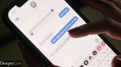 Deeper. Jessie Brings Friend Along For Hot Threesome