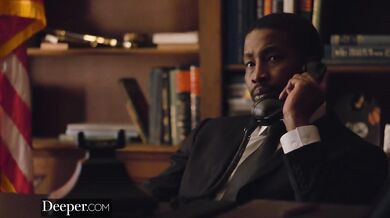 Deeper. Submissive babe satisfied by masters