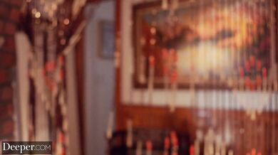 Deeper. Sexy babe knows how to get his full attention