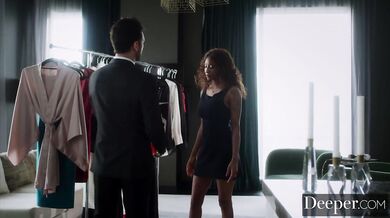 Deeper. Sultry Sofi indulges a married man's twisted desires