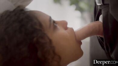 Deeper. Gorgeous Scarlit gets handcuffed and fucked hard