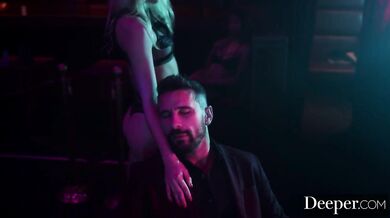 Deeper. Kayden and Kenna Fuck VIP in Strip Club Booth