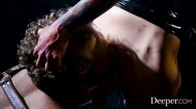 Deeper. Queen Katrina Jade Intense Anal With Her Slave