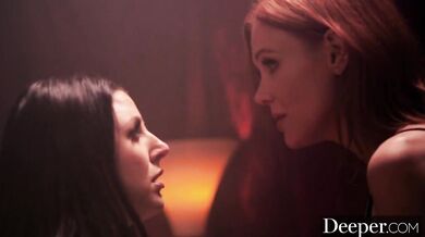 Deeper. Angela White Leads Reverse Gangbang in a Warehouse