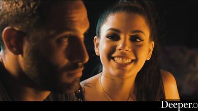 Deeper. Gina Gives a Sloppy BJ Before Dirty Sex Behind a Bar
